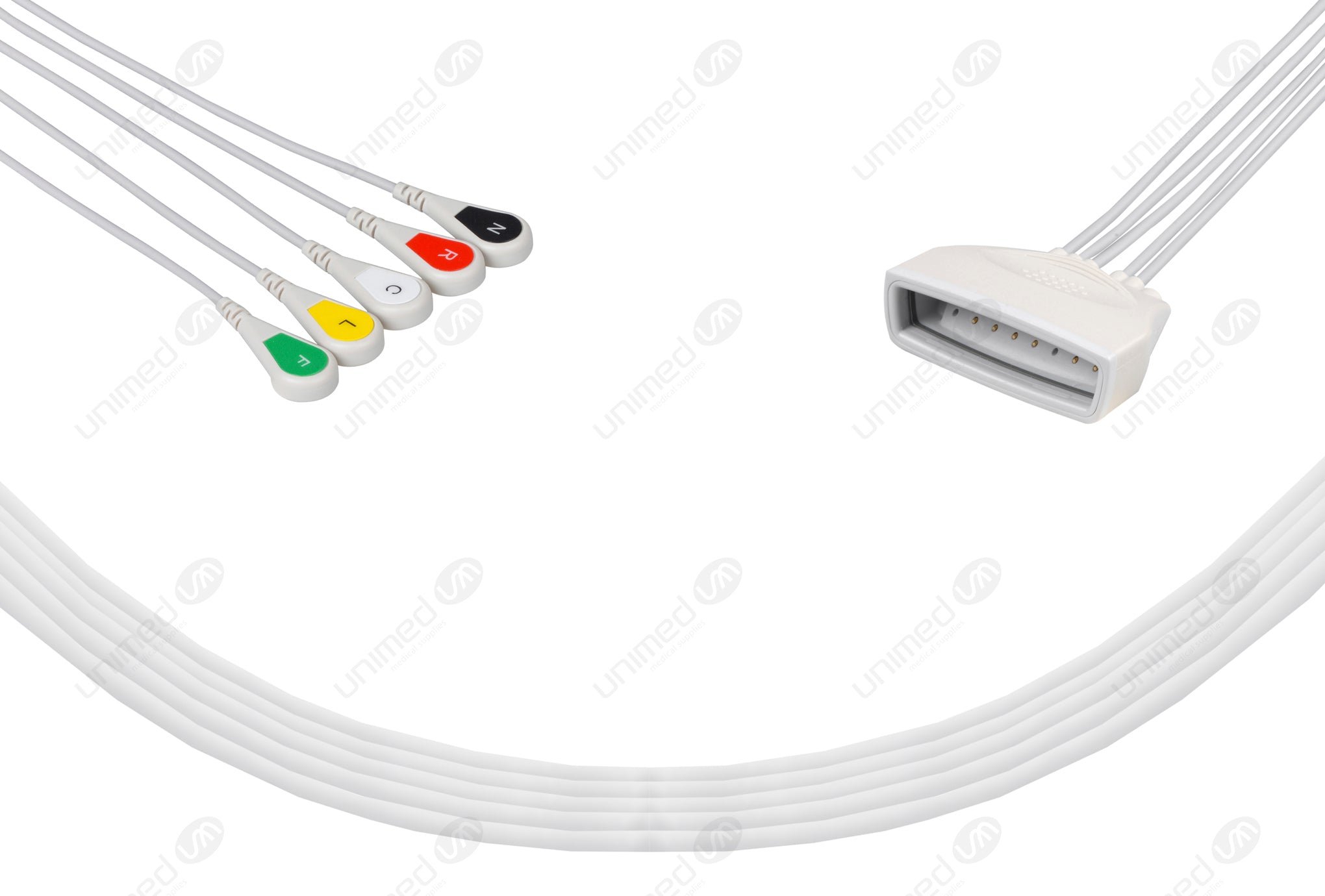 Philips MX40 5 Leads Snap Compatible Reusable ECG Lead Wires