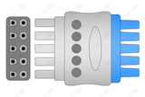 Spacelabs Compatible Reusable ECG Lead Wire - AHA - 5 Leads Grabber