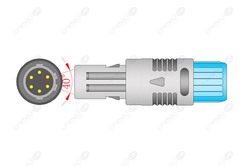 Datascope Compatible SpO2 Interface Cable   - 10ft